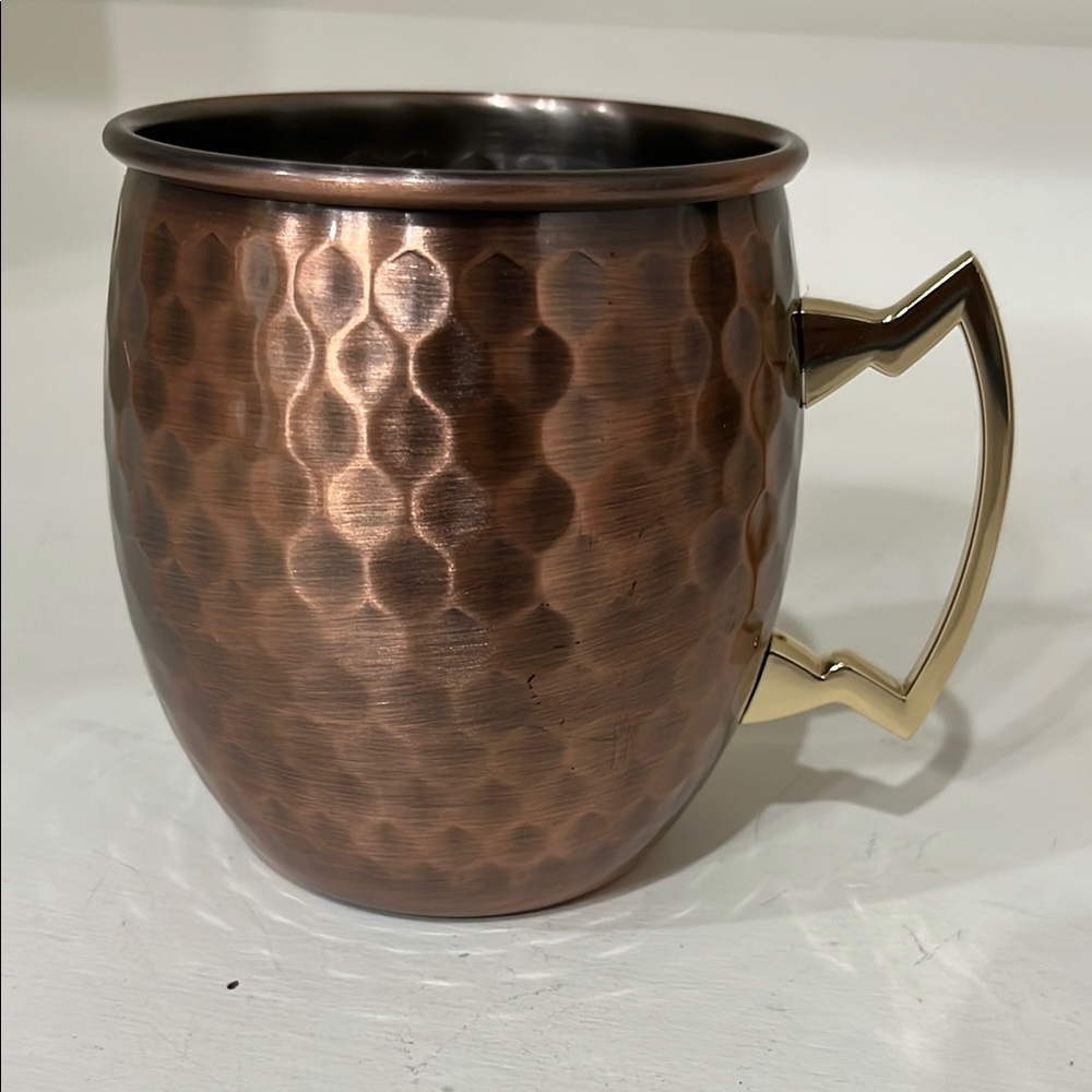 Eco one Silver One International Moscow Mule Mug Copper Hammered‎ Finish